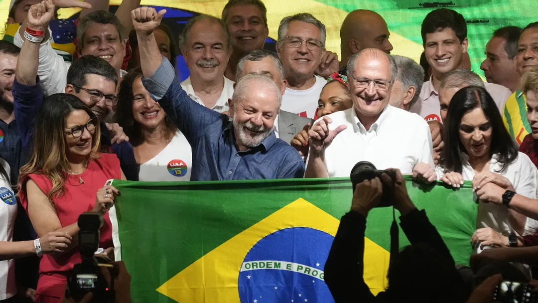 Lula in his victory speech